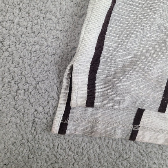 Metro Chiefs Honolulu Polo Shirt Mens XL Gray 2002 Vintage Striped Tri Mountain - Picture 8 of 14